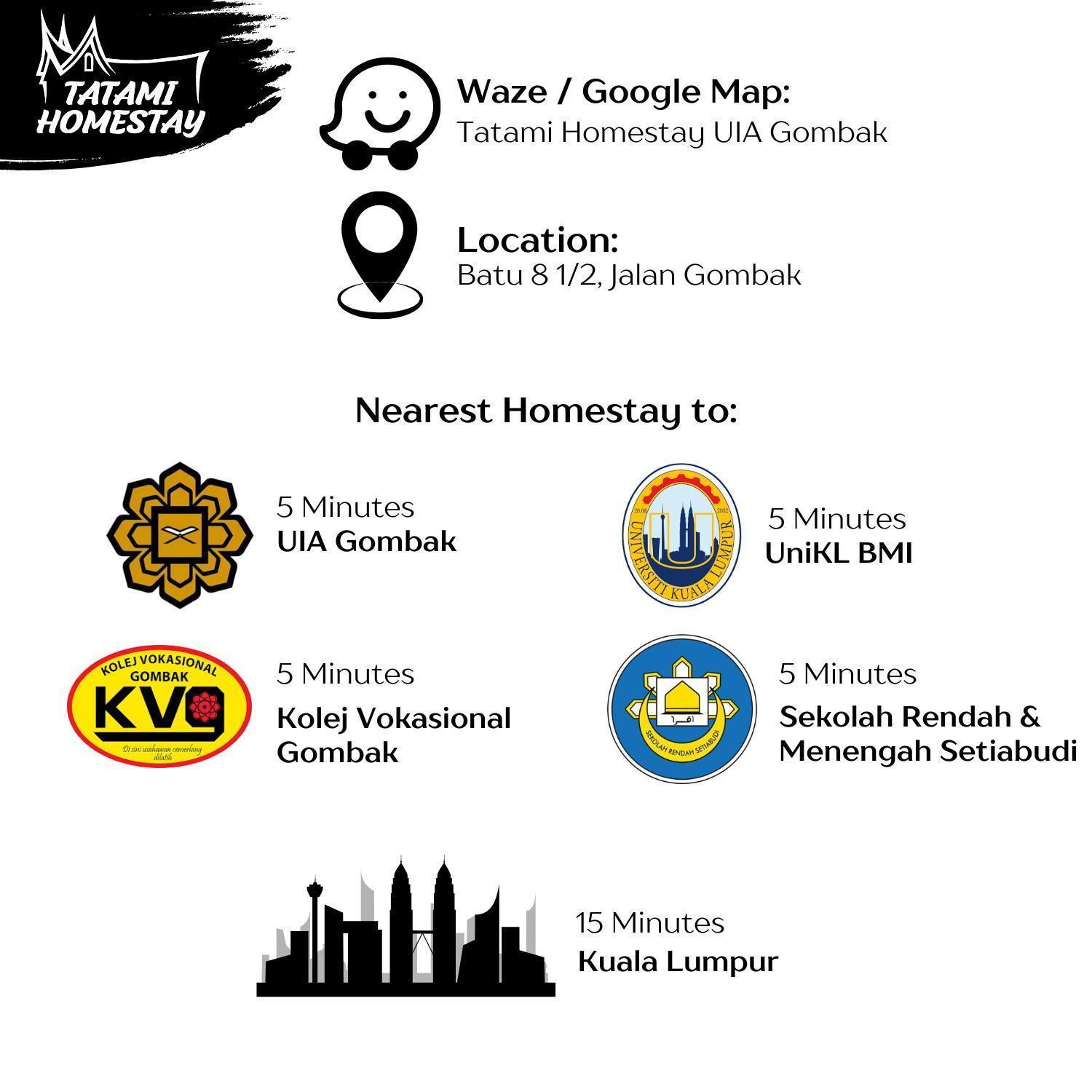 Homestay Gombak - Tatami Homestay Κουάλα Λουμπούρ Εξωτερικό φωτογραφία